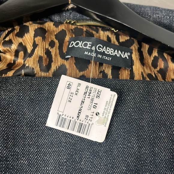 DOLCE & GABBANA VINTAGE 2 piece DENIM SUIT - Picture 14 of 14
